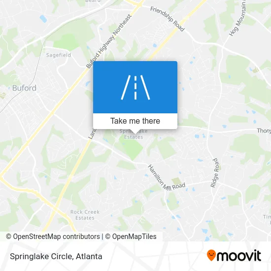 Springlake Circle map