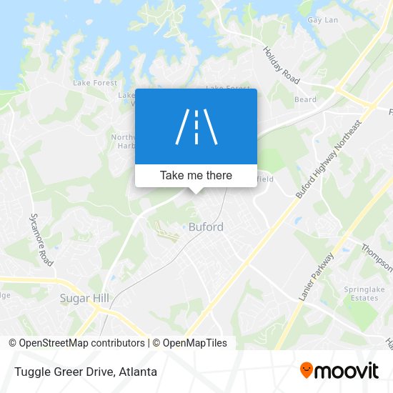 Tuggle Greer Drive map