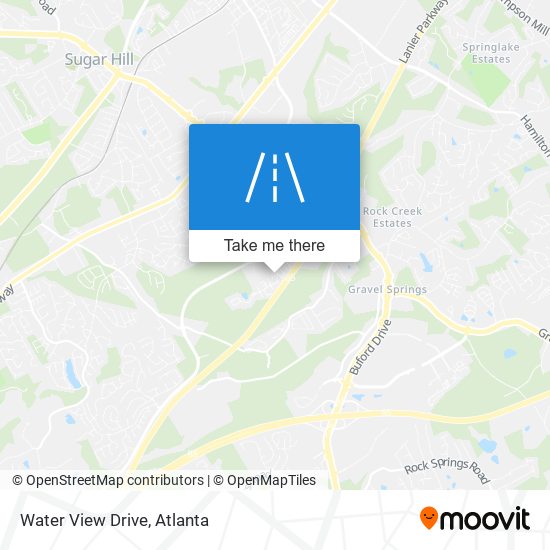 Water View Drive map