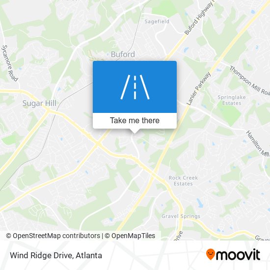 Wind Ridge Drive map