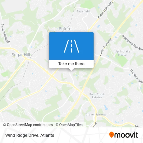 Wind Ridge Drive map