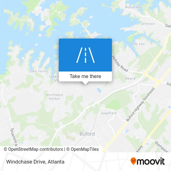 Windchase Drive map