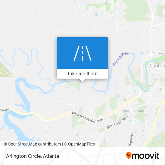 Mapa de Arlington Circle