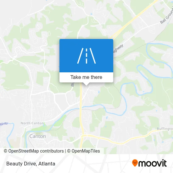 Beauty Drive map