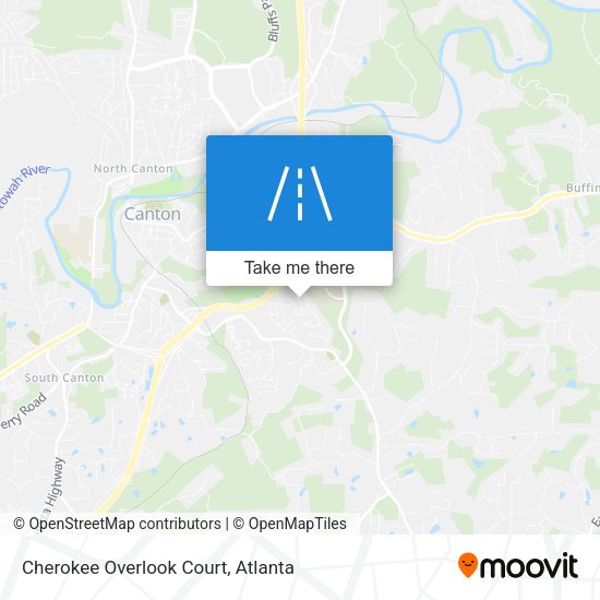 Mapa de Cherokee Overlook Court