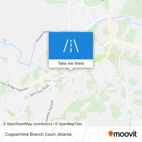 Coppermine Branch Court map