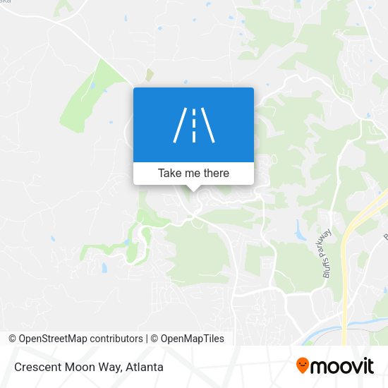Mapa de Crescent Moon Way