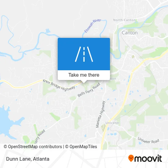 Dunn Lane map