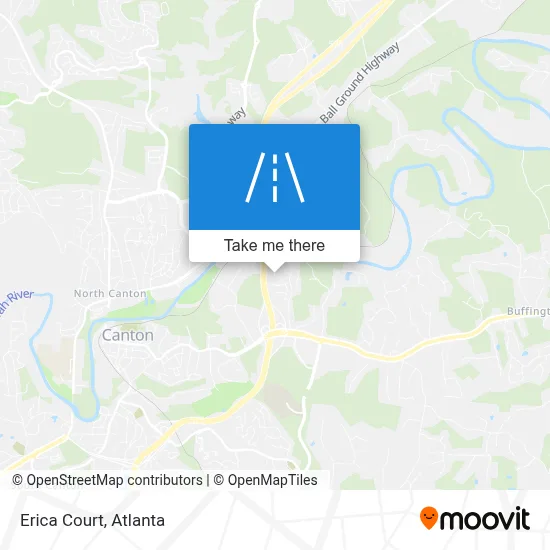 Erica Court map
