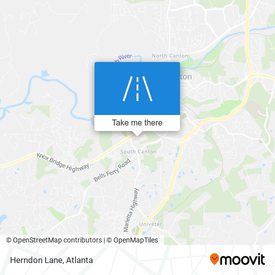 Herndon Lane map