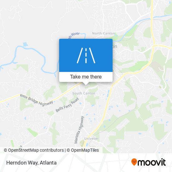 Herndon Way map