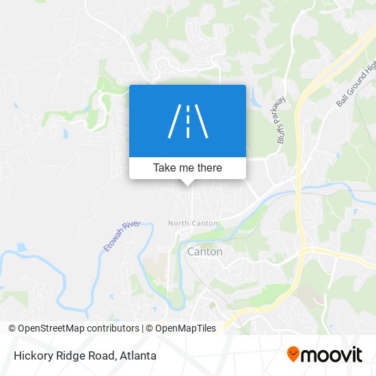 Mapa de Hickory Ridge Road