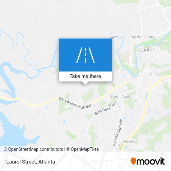 Mapa de Laurel Street