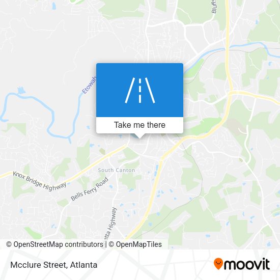 Mapa de Mcclure Street