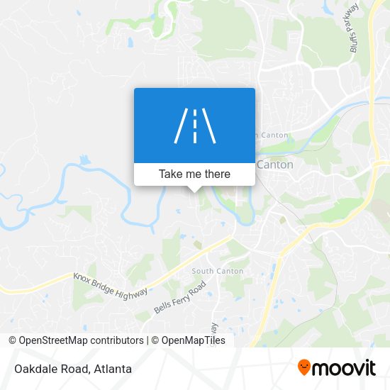 Mapa de Oakdale Road