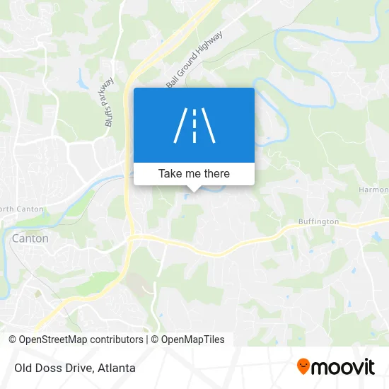 Old Doss Drive map