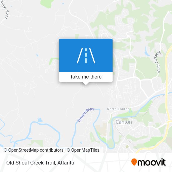Mapa de Old Shoal Creek Trail