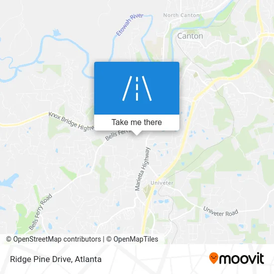 Ridge Pine Drive map