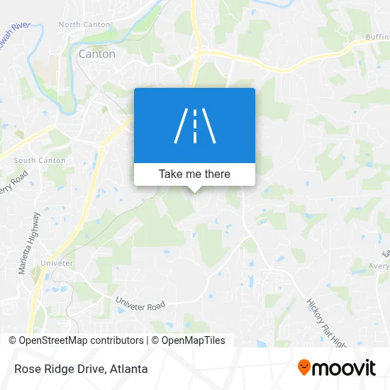 Rose Ridge Drive map