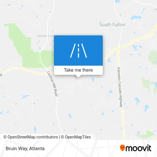 Bruin Way map
