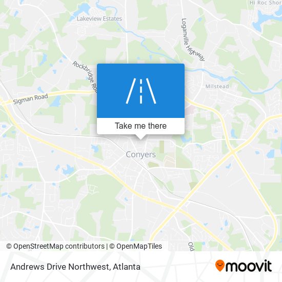 Mapa de Andrews Drive Northwest