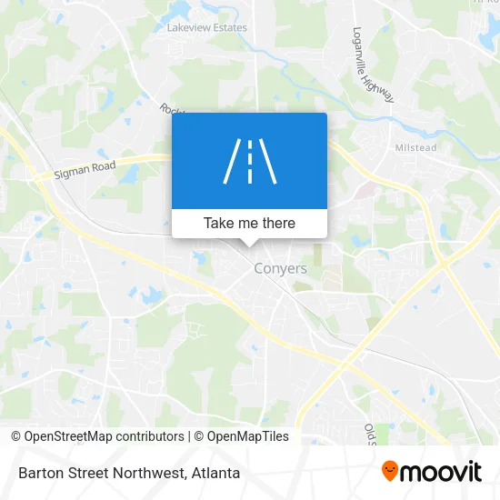Barton Street Northwest map