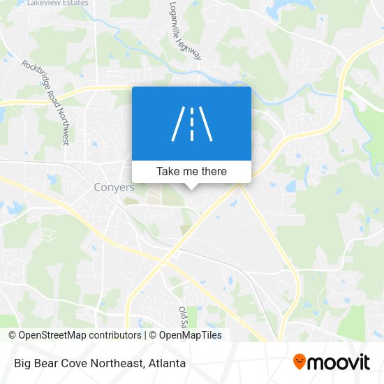 Mapa de Big Bear Cove Northeast
