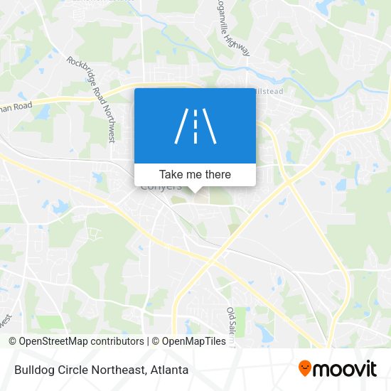 Mapa de Bulldog Circle Northeast