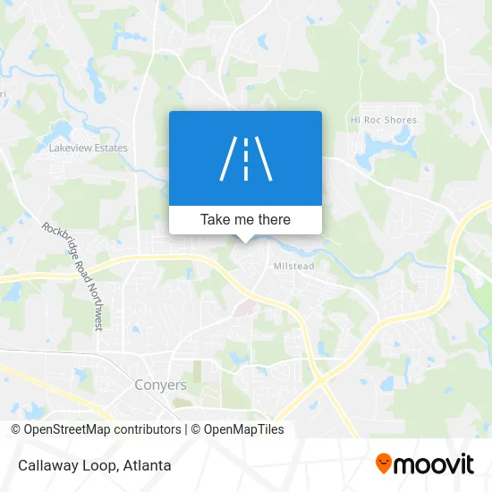 Callaway Loop map
