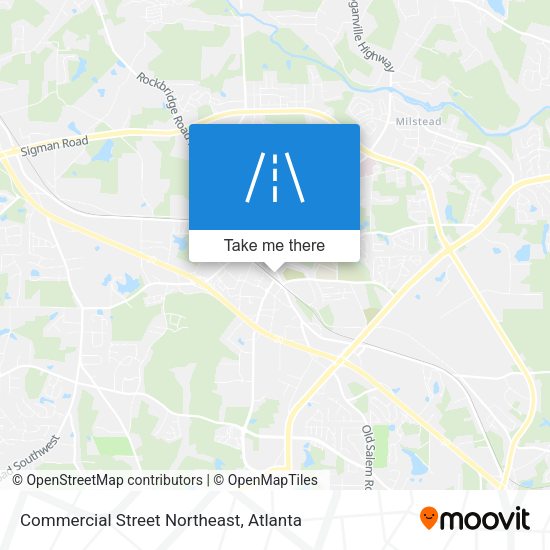 Commercial Street Northeast map