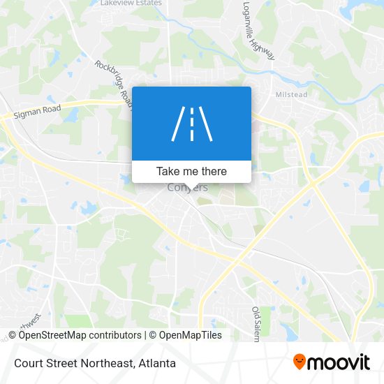 Mapa de Court Street Northeast