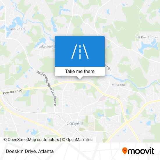 Mapa de Doeskin Drive