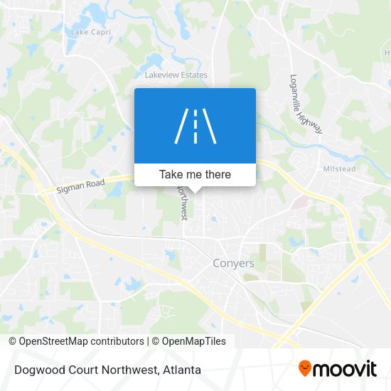 Dogwood Court Northwest map