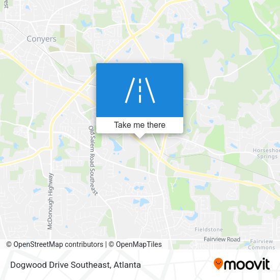 Dogwood Drive Southeast map