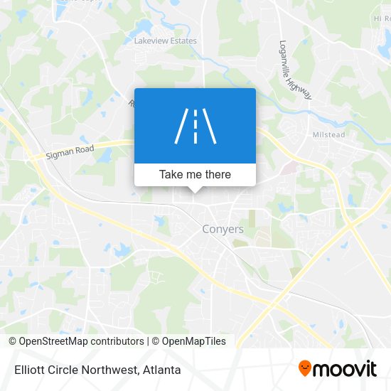 Mapa de Elliott Circle Northwest