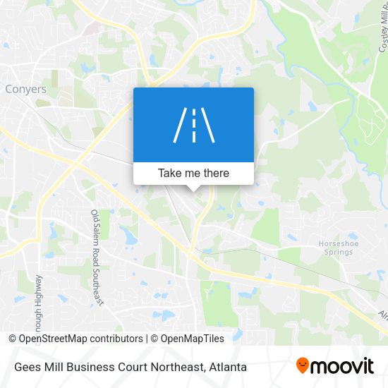 Mapa de Gees Mill Business Court Northeast