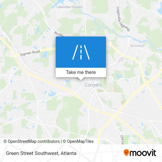 Mapa de Green Street Southwest