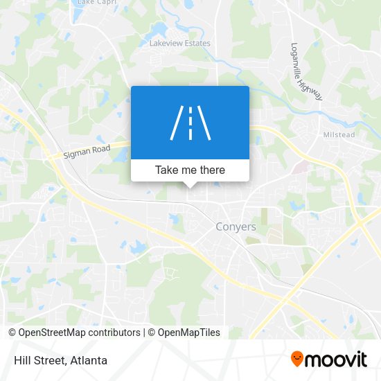 Mapa de Hill Street