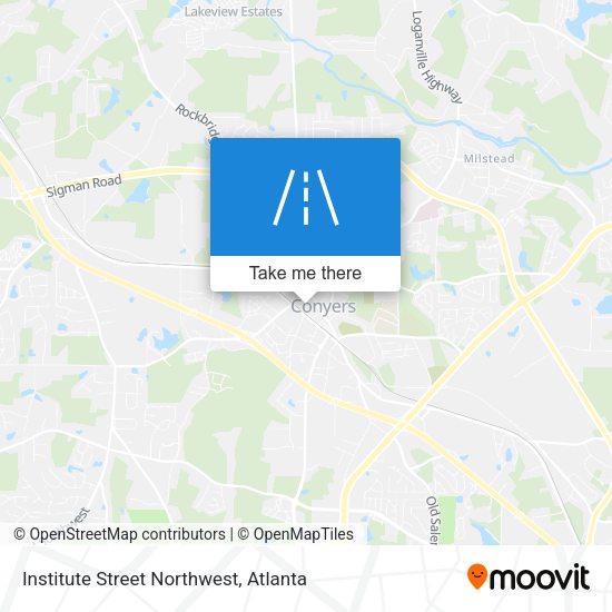 Institute Street Northwest map