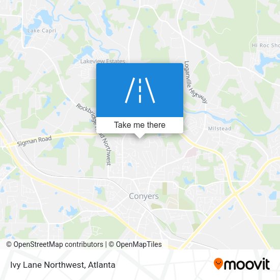 Mapa de Ivy Lane Northwest