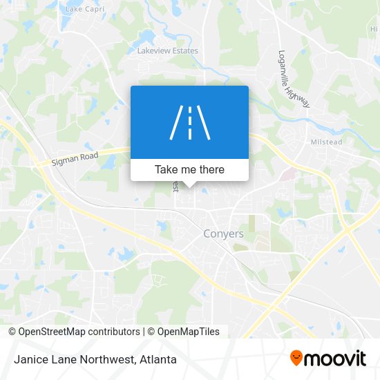 Janice Lane Northwest map