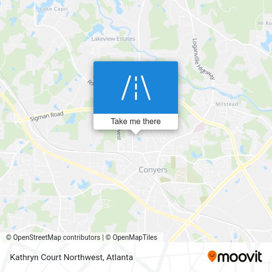 Mapa de Kathryn Court Northwest