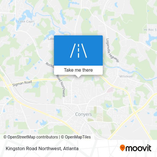 Kingston Road Northwest map