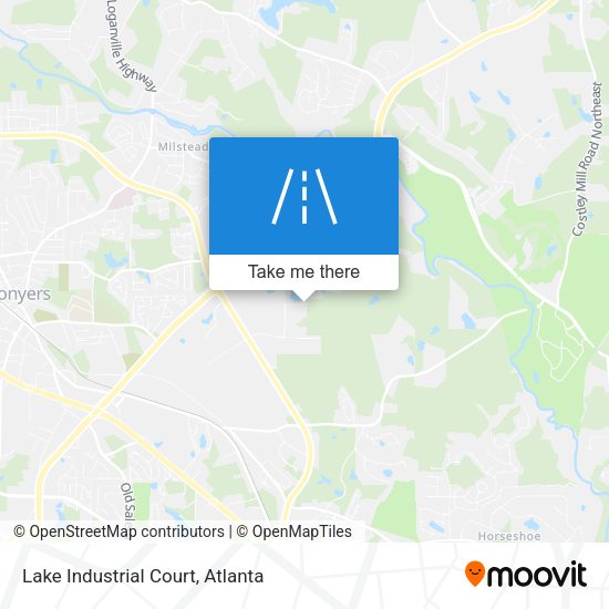 Lake Industrial Court map