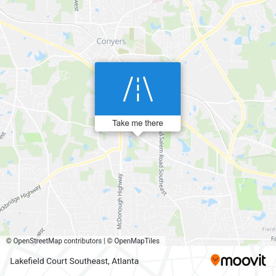 Lakefield Court Southeast map