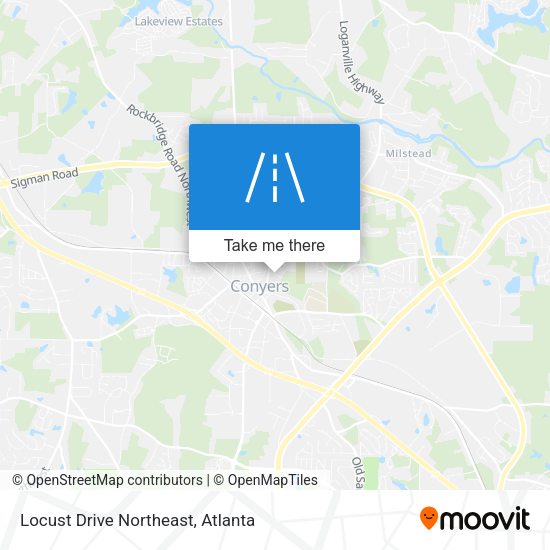 Locust Drive Northeast map