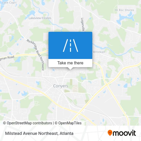 Mapa de Milstead Avenue Northeast