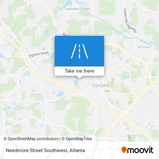 Mapa de Needmore Street Southwest