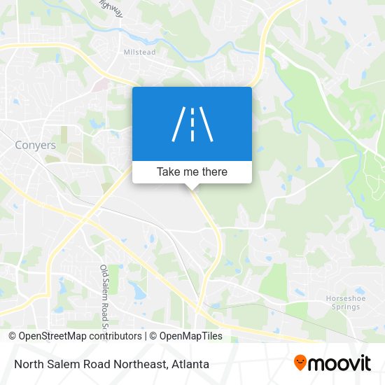 North Salem Road Northeast map