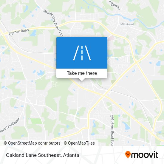 Mapa de Oakland Lane Southeast